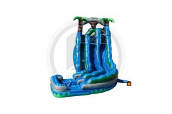 Double Barrel Twist Water Slide 25ft DL