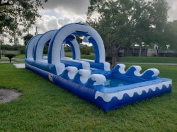 Double lane slip n slide 2 1704304874 Double Lane Slip and Slide w/ pool