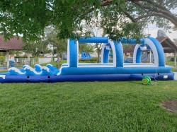 Double lane slip n slide 4 1704304874 Double Lane Slip and Slide w/ pool