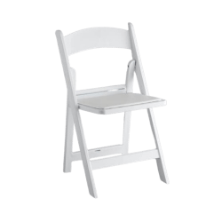 White Padded Chairs